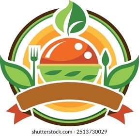 Food logo Vector illustration with white background,Set plate logo,