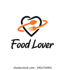 Food lover logo design template inspiration