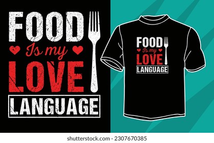 food lover t shirt design