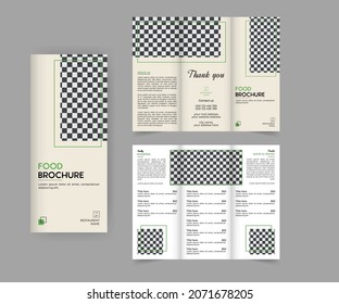 food magazine restaurant brochure modern brochure template tri fold brochure company profile company proposal geometric shape poster design brochure gradient abstract magazine