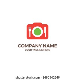 Food Meal Dish Photo Photgraphy Shoot Camera Vector Illustration Logo