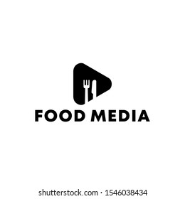 Food Media Logo for food promotion media channel