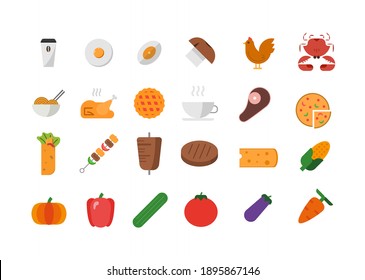 food menu cake meat icon s