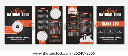 Food Menu Card Design PSD Freebie. food restaurant menu card design.