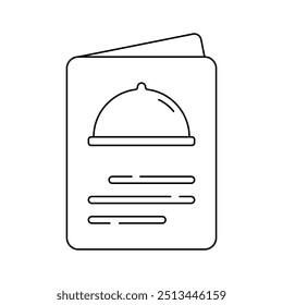 Food menu, menu card vector design in trendy style