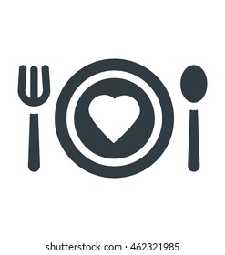Food Menu Colored Vector Icon
