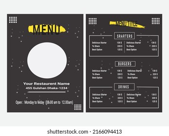 Food Menu Design Flyer Design 