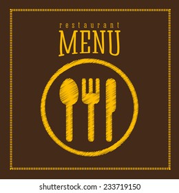 food menu  design , vector illustration
