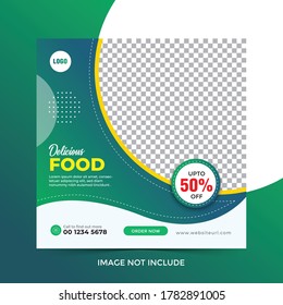 Food Menu Facebook Post Banner Templates