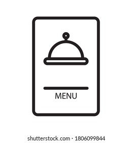 Food menu icon, design inspiration vector template for interface and any purpose on white background