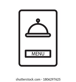 Food menu icon, design inspiration vector template for interface and any purpose on white background