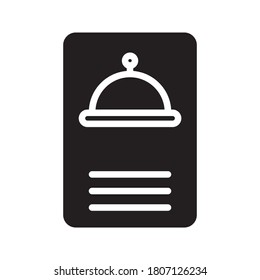 Food menu icon, design inspiration vector template for interface and any purpose on white background