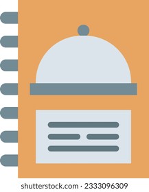 Imagen del icono Menú de alimentos. Adecuado para aplicaciones móviles.