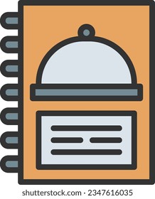 Food Menu Icon image. Suitable for mobile application.
