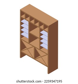 Food menu icon isometric vector. Wine drink. Winery grape