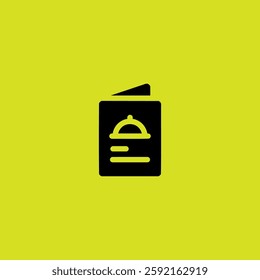 Food menu icon logo flat vector design