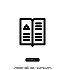 Vector de iconos del menú de alimentos - Signo o símbolo