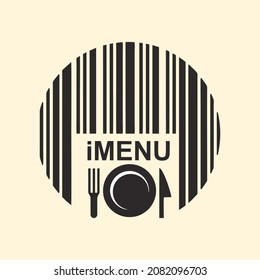 food menu illustration logo design