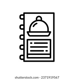 food menu line icon. vector icon for your website, mobile, presentation, and logo design.