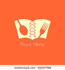 Food Menu Logo Design Template Vector Illustration.