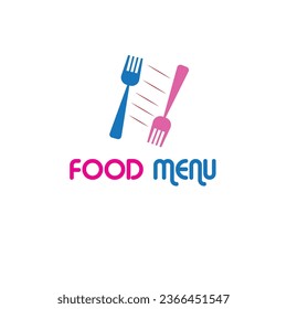 food menu logo or food minimalist logo