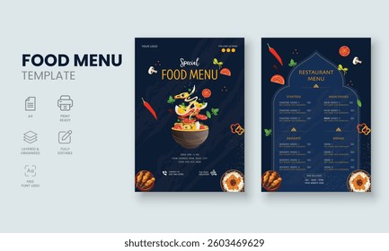 Food Menu Poster Design Template