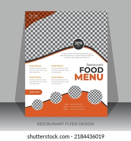 Food Menu Restaurant Flyer Design 