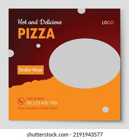Food menu and restaurant social media banner template
Food social media promotion and instagram post design template
