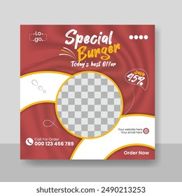 Food Menu social media post design
