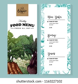 food menu template