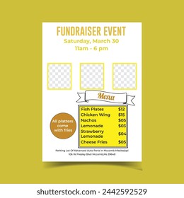 Food Menu template, Food flyer