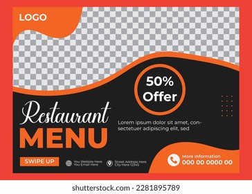Food menu template for food restaurant