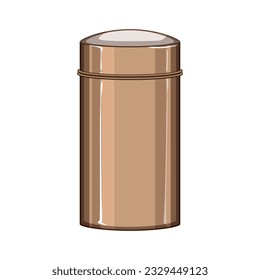 food metal tin can cartoon. blank cylinder, container conserve, silver packaging food metal tin can sign. isolated symbol vector illustration