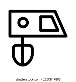 food mixer icon or logo isolated sign symbol vector illustration - high quality black style vector icons
