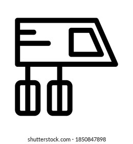 food mixer icon or logo isolated sign symbol vector illustration - high quality black style vector icons
