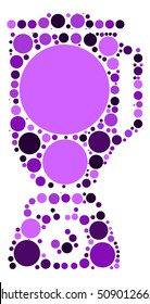 food mixer shape vector design by color point
