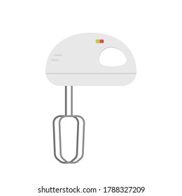 Food mixer vector. Food mixer on white background.