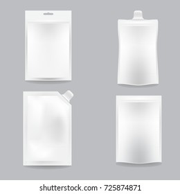 Food mock up. Set - vector stock.