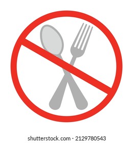 Icono de vector plano no permitido de alimentación que puede fácilmente modificar o editar 