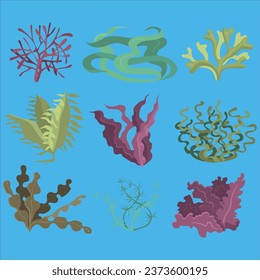 Food objects vector design illustration