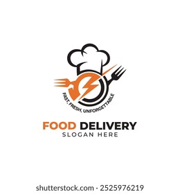 Food order logo design for delivery and restaurant business. Food delivery or catering logo design template graphic design  illustration. Symbol, icon, creative. Online fast food delivery
