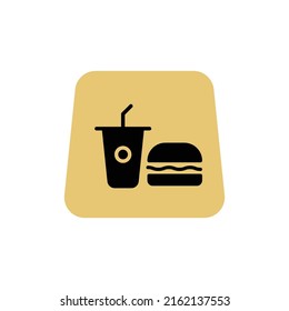 Food package icon isolated on white background. Food delivery symbol modern, simple, vector, icon for website design, mobile app, ui. Vector Illustration