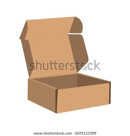 Food packaging vector isolated on white background