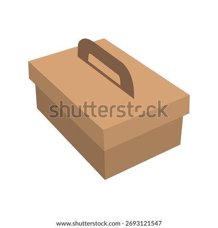 Food packaging vector isolated on white background