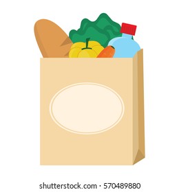 Food in paper bag