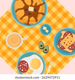 Food pattern with hand painted retro style lemon and orange on textured background for home wall wallpaper concept closeup drawing idea from vintage art studio creativity workspace

