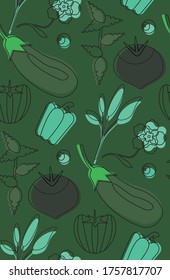 Diseño sin fisuras del patrón alimentario. Series de diseño de patrones de superficie para el hogar y la vida.