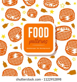 Food Patterns : Hamburger No Background