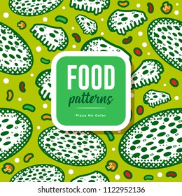 Food Patterns : Pizza No Color