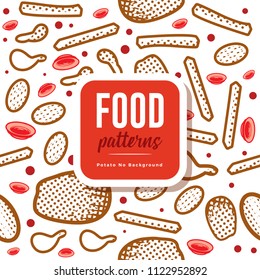 Food Patterns : Potato No Background